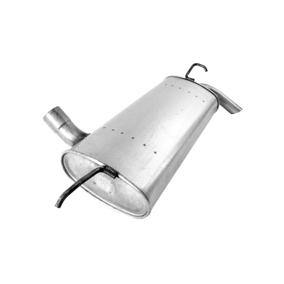 50065 – WALKER EXHST Exhaust Muffler, OE Replacement 11 Inch Width x 5-1/2 Inch Height Oval Aluminized Steel Case Sin...
